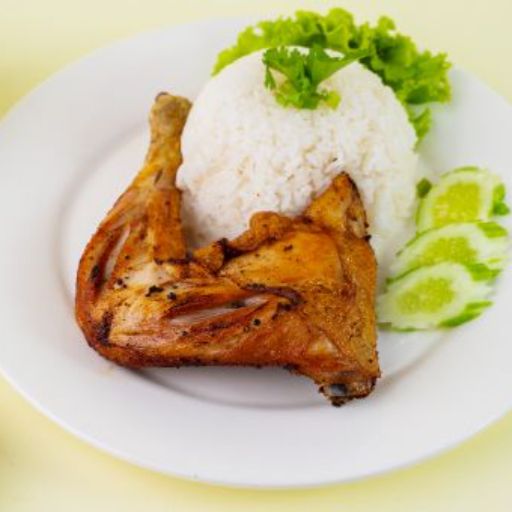 Rice with Fried Chicken