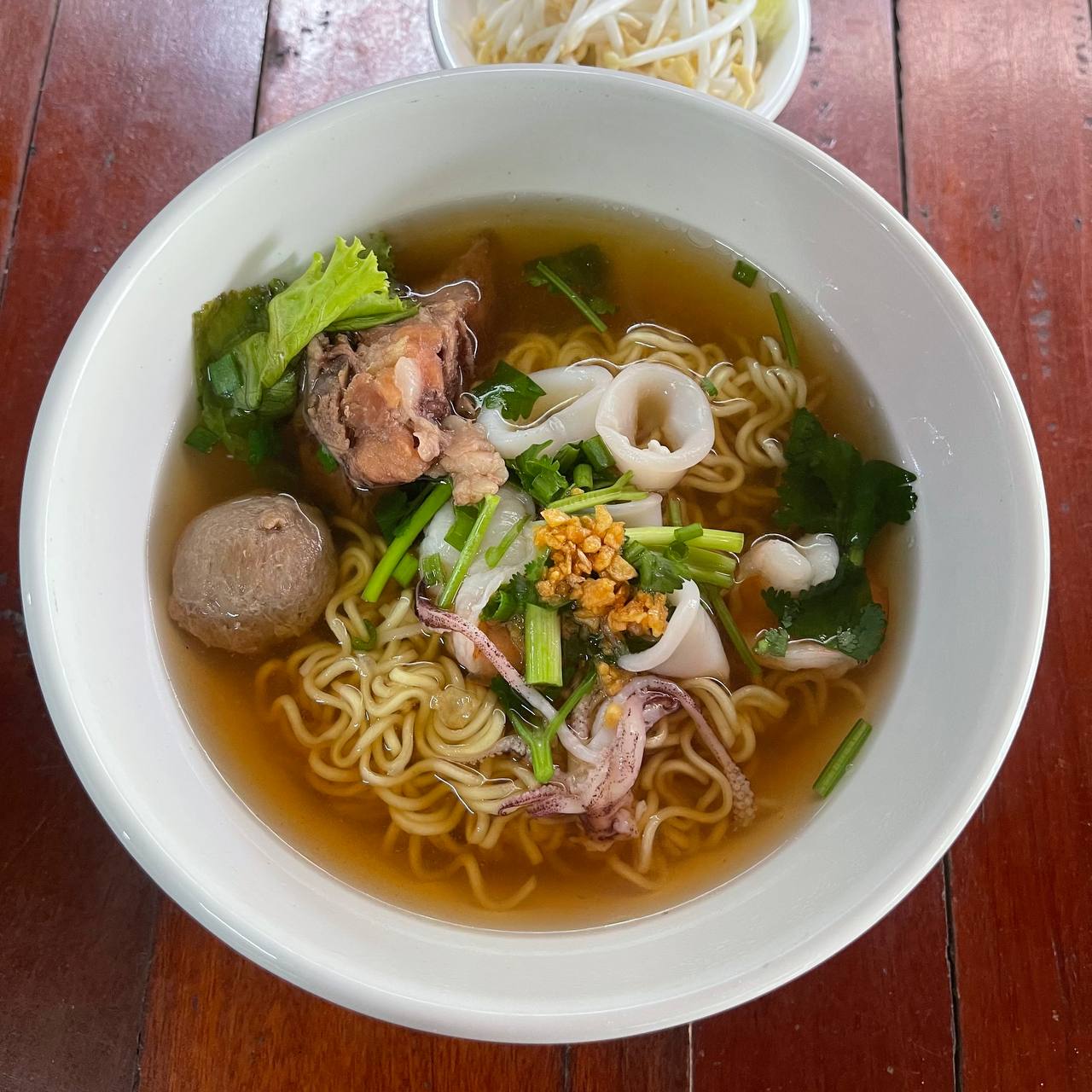 Instant Noodles with Seafood